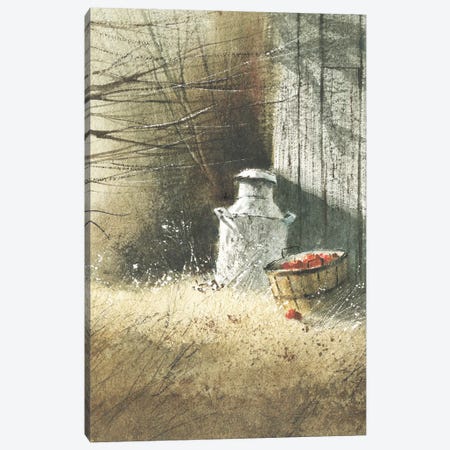 The Old Milk Can Canvas Print #GBJ5} by George Bjorkland Canvas Print