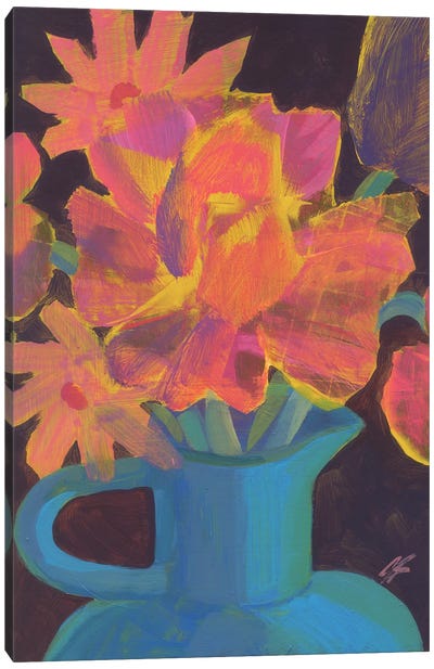 Floral Glow Canvas Art Print - Gabriella Buckingham