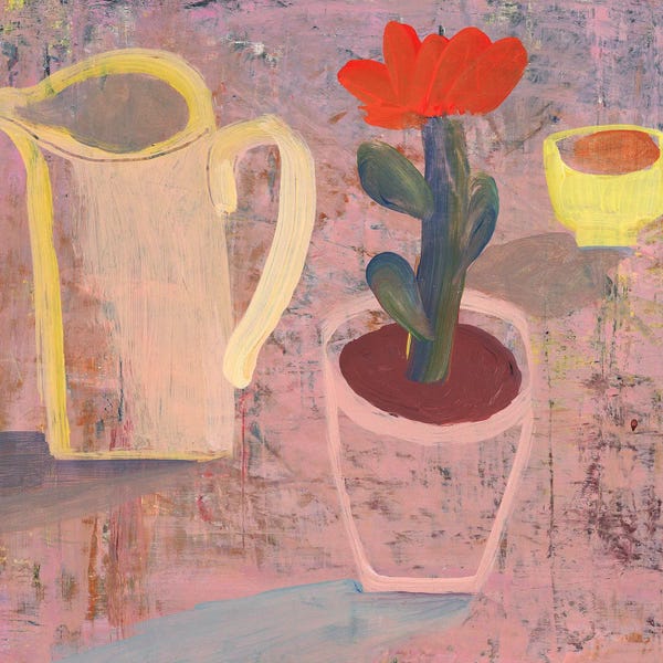 Minimalist Paintings: Hello There by Gabriella Buckingham