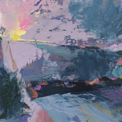 Lilac Dawn by Gabriella Buckingham canvas print