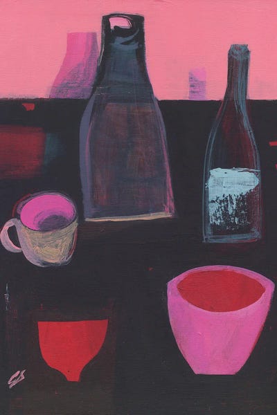 Modern Tablescapes: Little Red Bowl by Gabriella Buckingham