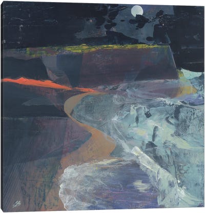 Moonlit Path Canvas Art Print - Gabriella Buckingham
