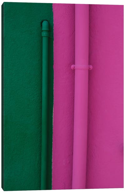 Green Pink Canvas Art Print - Gilliard Bressan