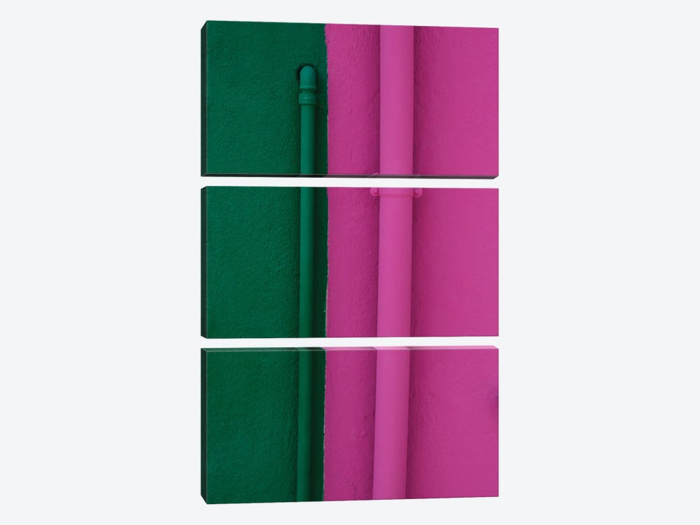Green Pink by Gilliard Bressan 3-piece Canvas Print