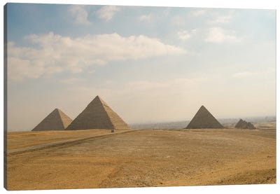The Great Pyramids Canvas Art Print - Pyramid Art
