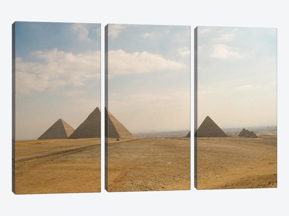 The Great Pyramids by Gilliard Bressan 3-piece Canvas Art