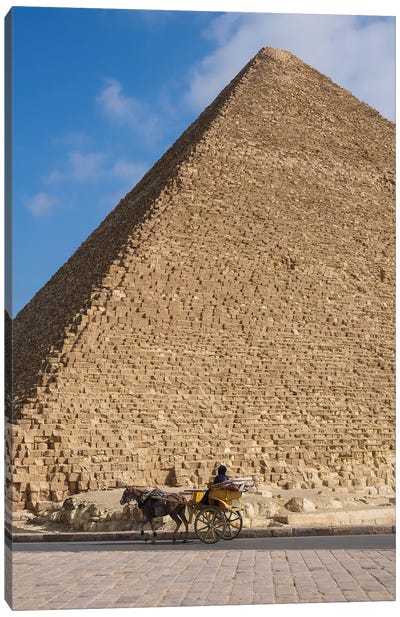 Pyramid Scale Canvas Art Print - The Great Pyramids of Giza