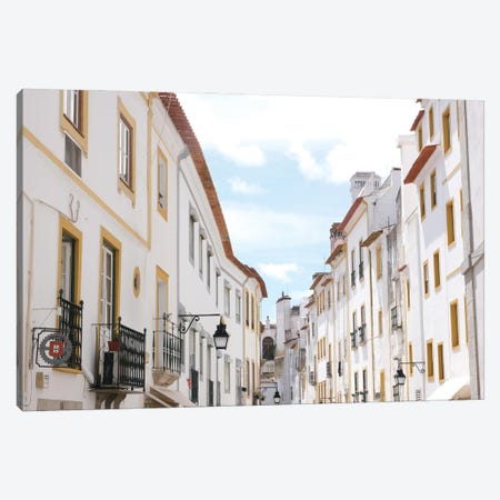 Alentejo Street In Portugal Canvas Print #GBN12} by Gilliard Bressan Canvas Print
