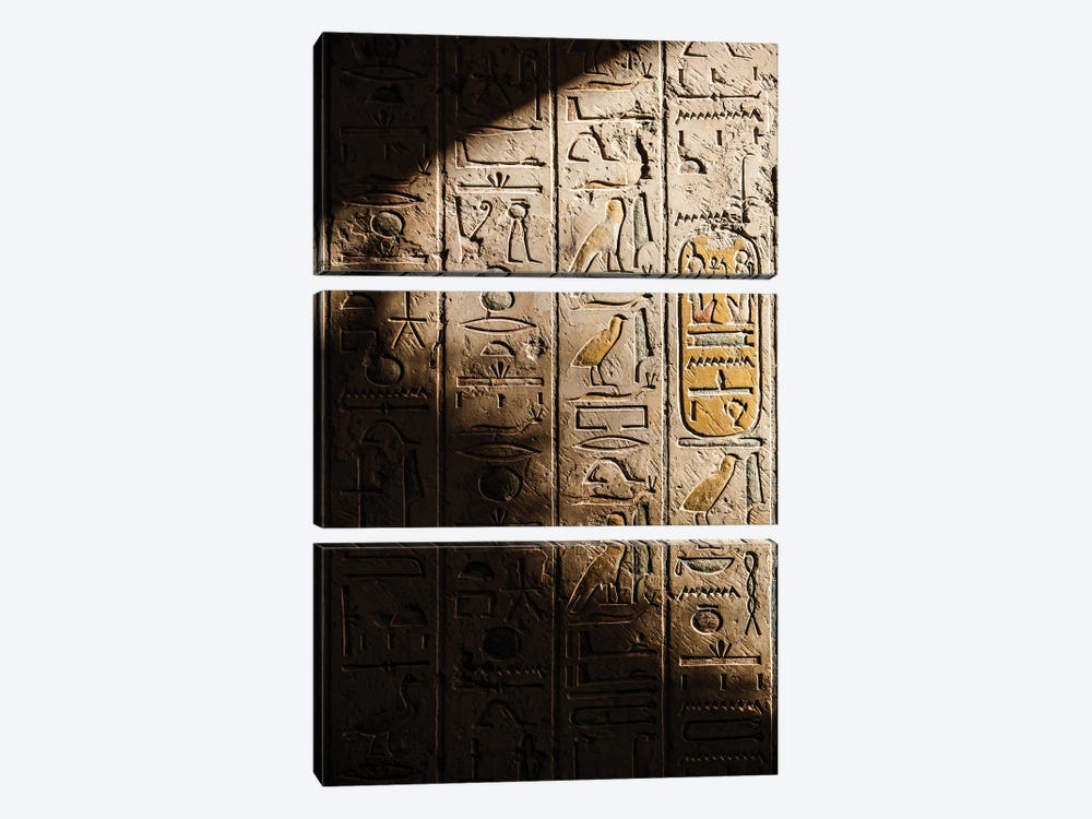 Hieroglyphs by Gilliard Bressan 3-piece Art Print