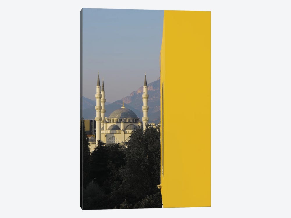 Mosque - Yellow by Gilliard Bressan 1-piece Canvas Art