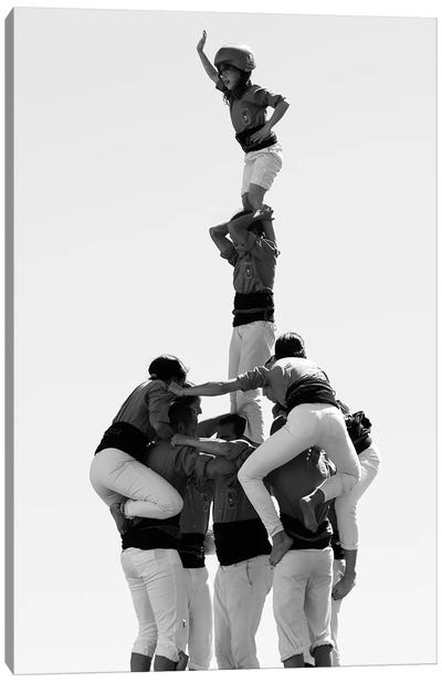 Human Tower Canvas Art Print - Middle Eastern Culture