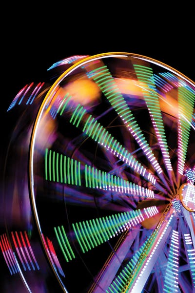 Ferris Wheel by Gilliard Bressan metal wall art