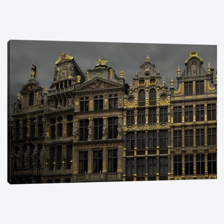 Grand Place Brussels Canvas Print #GBN17} by Gilliard Bressan Canvas Artwork