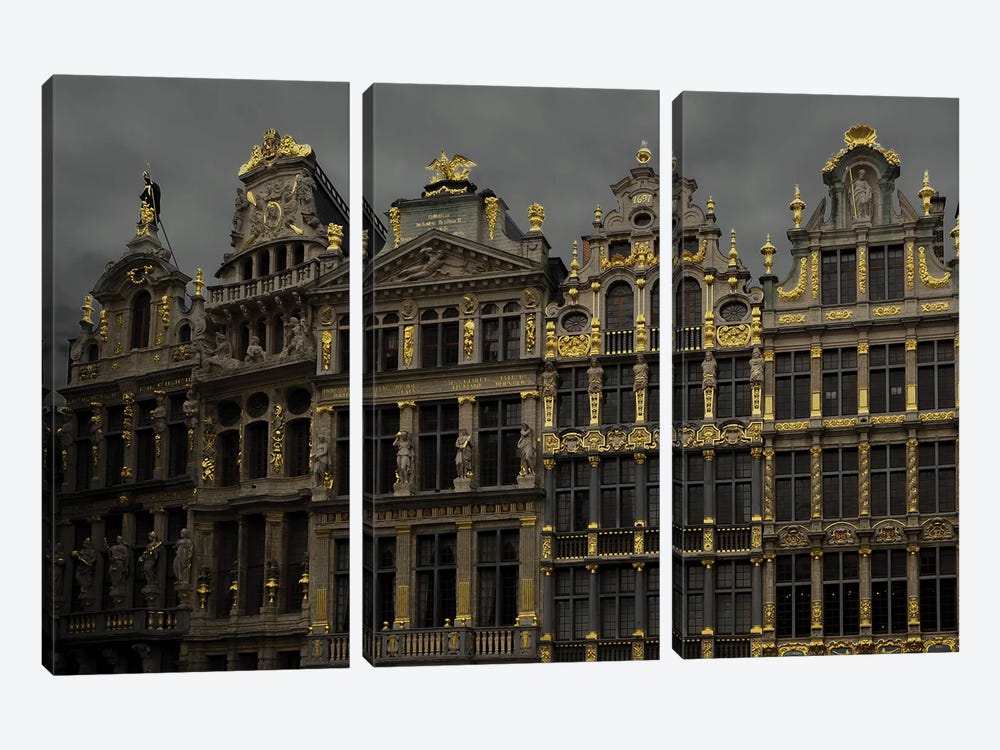 Grand Place Brussels by Gilliard Bressan 3-piece Canvas Art