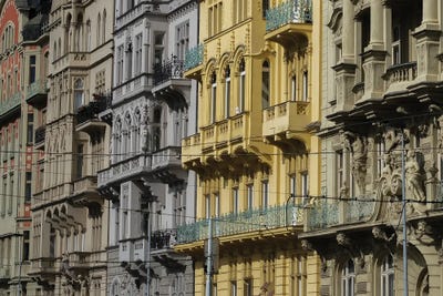 Building Palette by Gilliard Bressan framed wall art