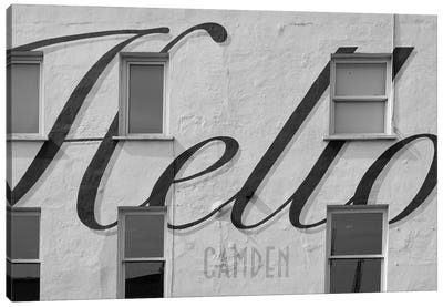 Hello Camden Canvas Art Print - Novelty City Scenes