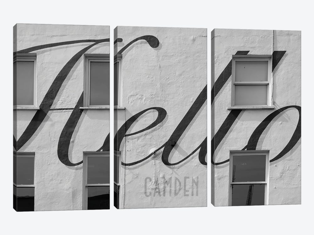 Hello Camden by Gilliard Bressan 3-piece Canvas Artwork