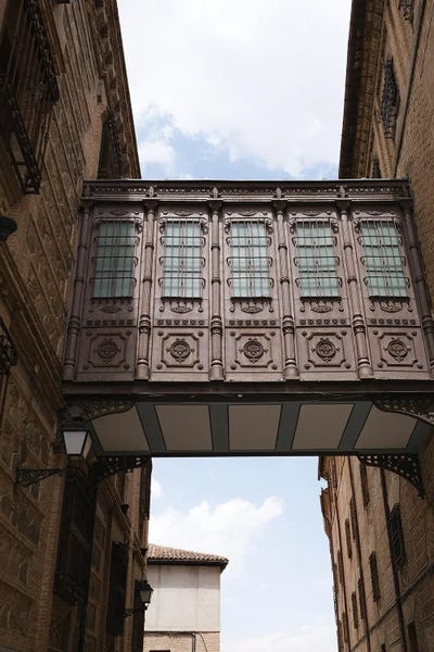 Spain: Buildings Bridge by Gilliard Bressan