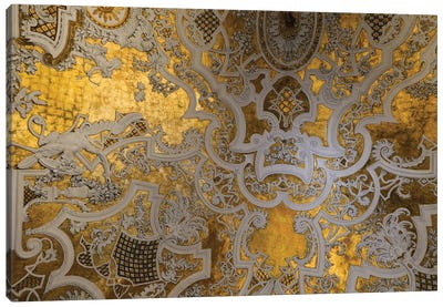 Gold Lace Canvas Art Print - Naples