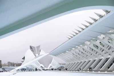 Spanish Futurism by Gilliard Bressan framed wall art