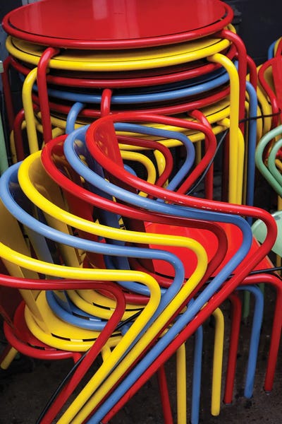 Stacked Colours by Gilliard Bressan framed wall art