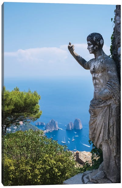 Capri Dolce Vita Canvas Art Print - Campania Art