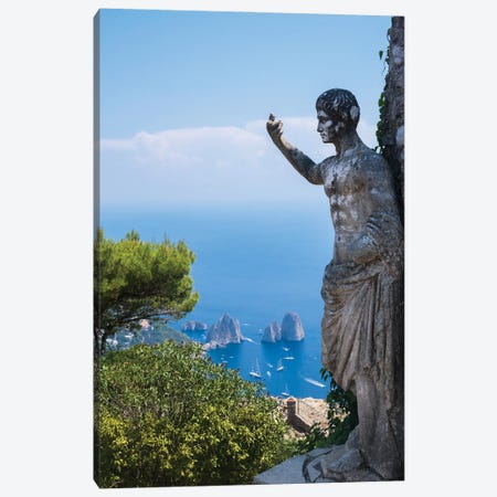 Capri Dolce Vita Canvas Print #GBN41} by Gilliard Bressan Canvas Art