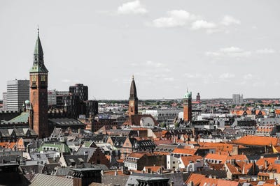 Copenhagen Horizon by Gilliard Bressan framed wall art