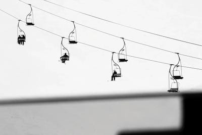 Ski Scene by Gilliard Bressan art print