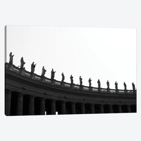 Vatican Statues Canvas Print #GBN66} by Gilliard Bressan Art Print
