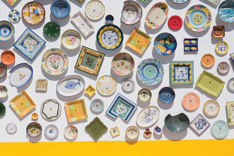Colorful Plates by Gilliard Bressan wall art