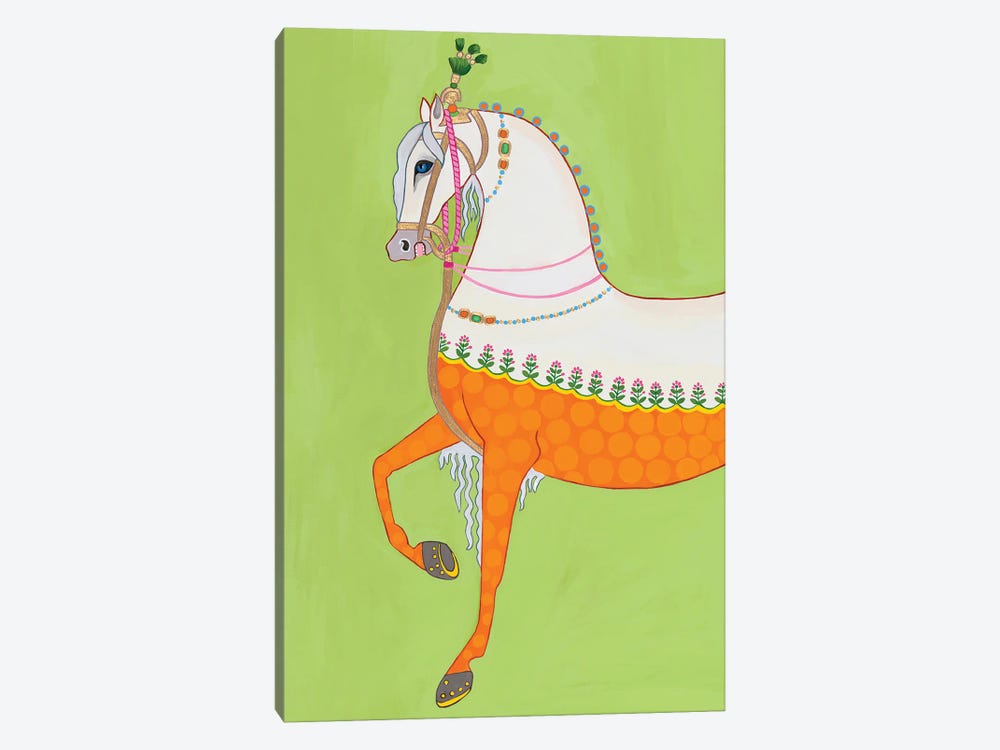 Indian Horse Left by Green Orchid Boutique 1-piece Canvas Art Print