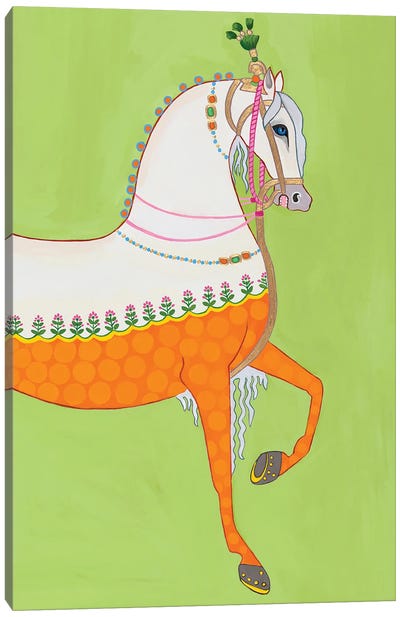 Indian Horse Right Canvas Art Print - Indian Décor
