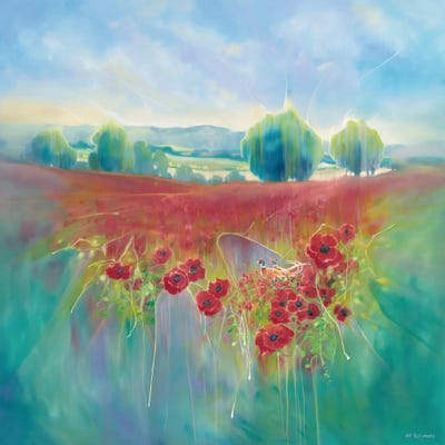 Beautiful England by Gill Bustamante metal wall art