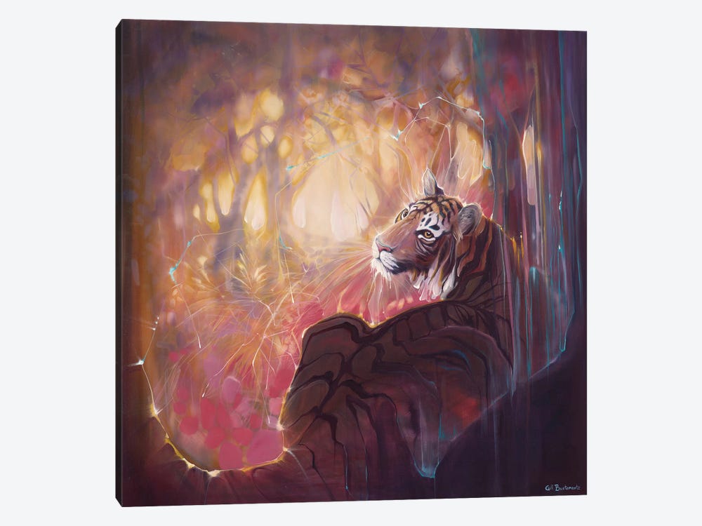 Spellbound Tigress by Gill Bustamante 1-piece Canvas Artwork