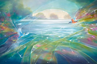 Destiny Unfolds by Gill Bustamante framed canvas print