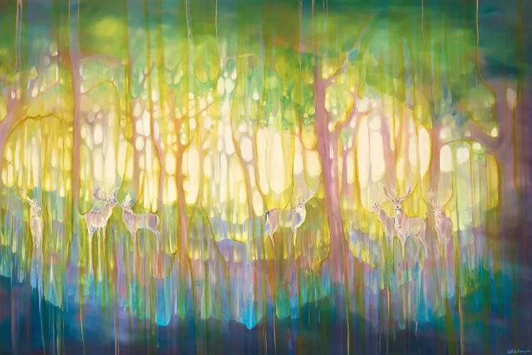 Kings Of The Golden Forest by Gill Bustamante wall art
