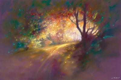 Autumn Calling by Gill Bustamante framed canvas print