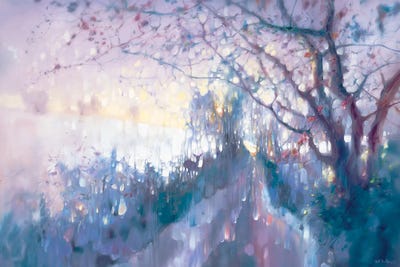 The Eldritch Hart by Gill Bustamante framed canvas print