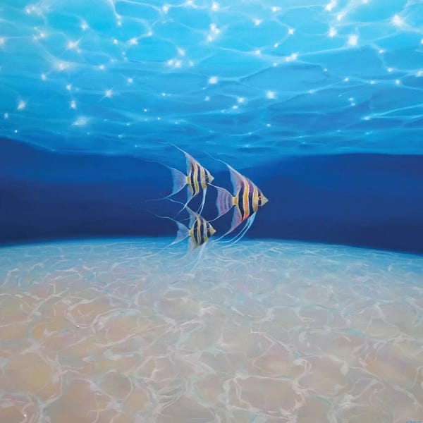 Gill Bustamante: Angels Under The Sea, Square by Gill Bustamante