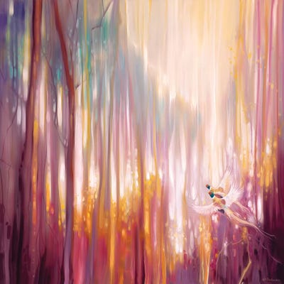 Nebulous Forest by Gill Bustamante framed canvas print