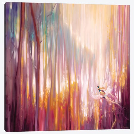 Nebulous Forest Canvas Print #GBU31} by Gill Bustamante Canvas Wall Art