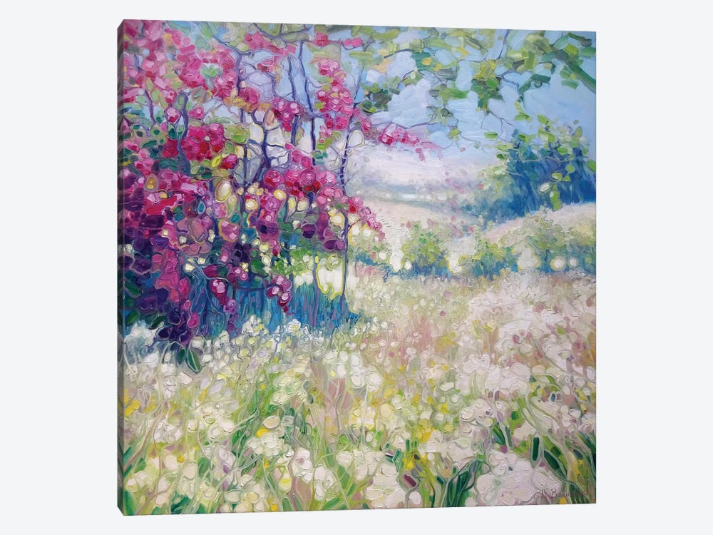 Spring Meadow In Sussex by Gill Bustamante 1-piece Canvas Artwork