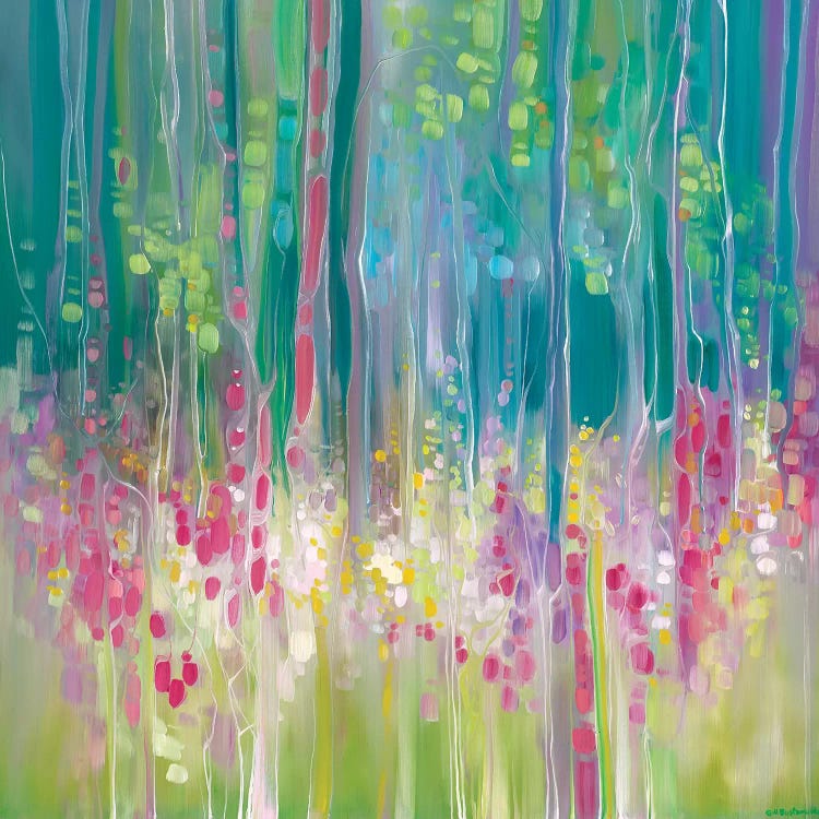 Abstract Summer by Gill Bustamante wall art