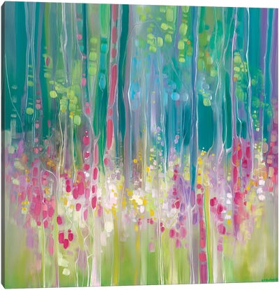 Abstract Summer Canvas Art Print - Enchanted Forests