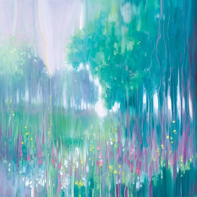 June Melody by Gill Bustamante framed canvas print