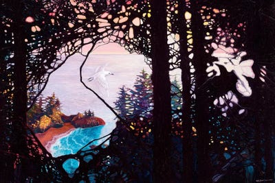 Breaking Through by Gill Bustamante framed canvas print