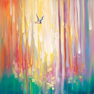 Summer Ends by Gill Bustamante framed canvas print