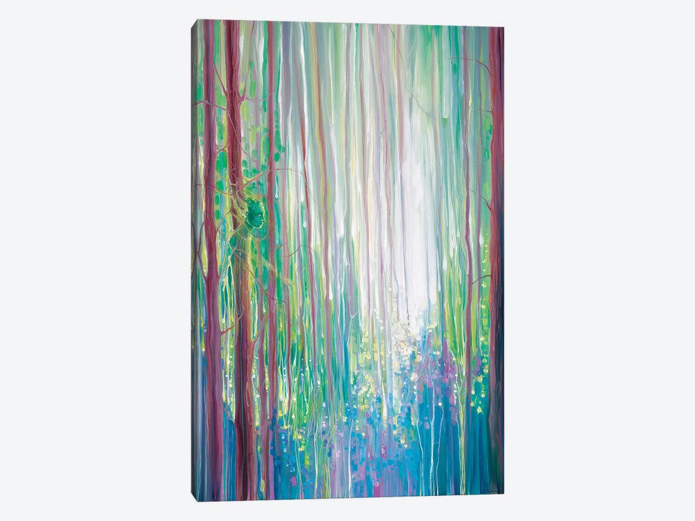 The Dryads Bluebell Wood by Gill Bustamante 1-piece Canvas Art Print