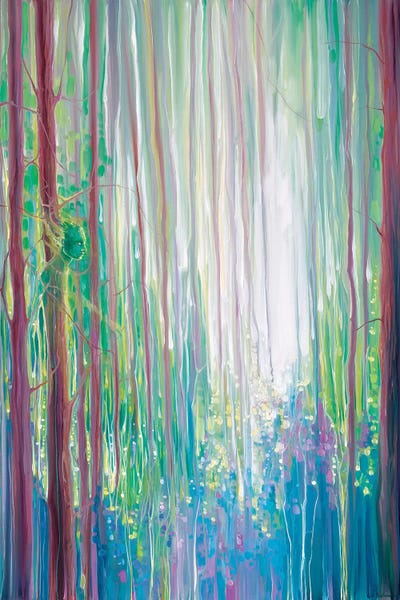 Gill Bustamante: The Dryads Bluebell Wood by Gill Bustamante
